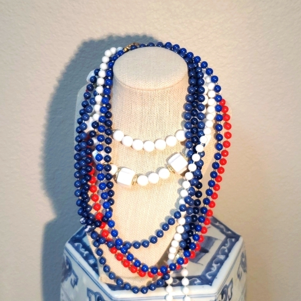 ❣️ SET OF FIVE STRAND NECKLACES